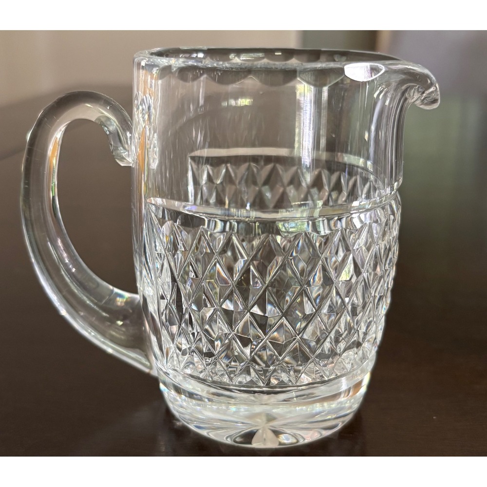 Waterford Crystal Alana Creamer 4 Inch Small Milk Jug Clear Cut Glass